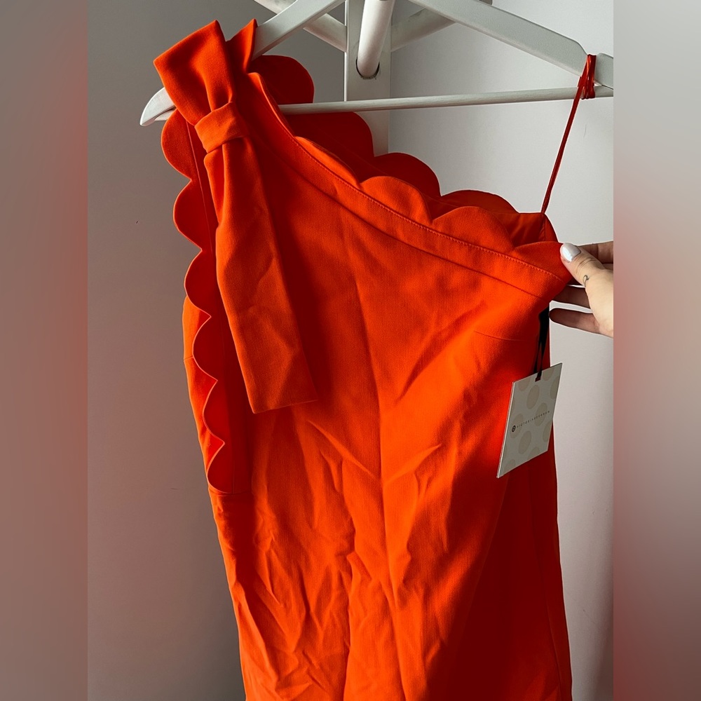 Victoria Beckham off the shoulder dress